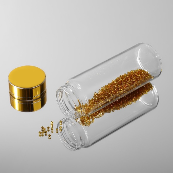 Баночки для хранения бисера, d = 3,7 × 10 см, 3 шт Баночки для хранения бисера, d = 3,7 × 10 см, 3 шт