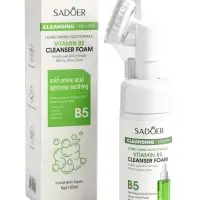 Пенка для умывания с щеткой, с витамином В, 120 мл