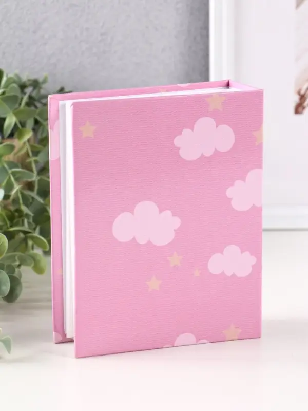 Фотоальбом 100 фото Фотоальбом 100 фото "Малышке" 10X15см, ПП карм., розовый