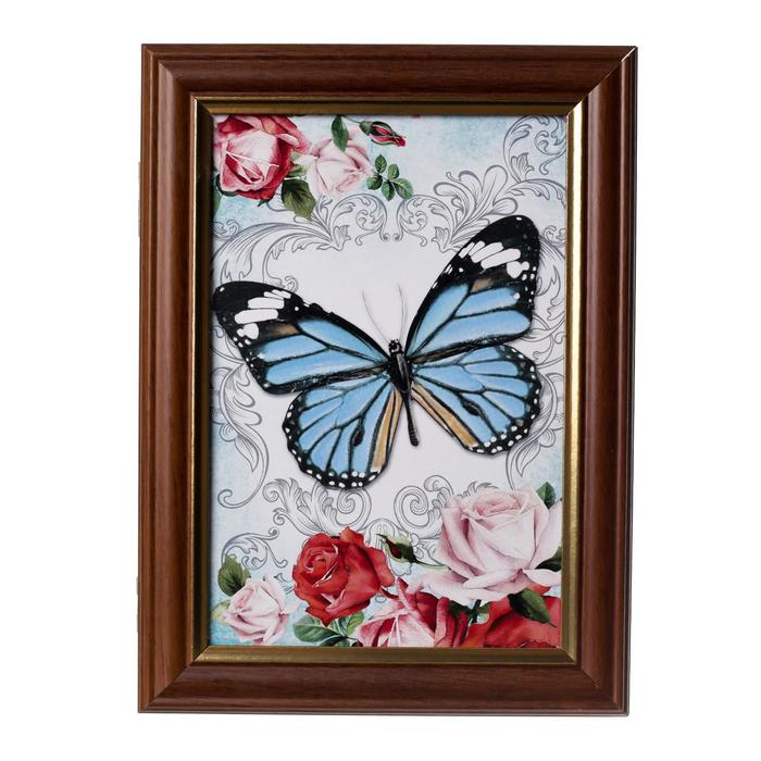 Ключница Ключница "Бабочка" орех 15х21 см