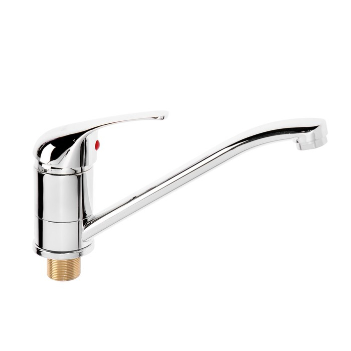 Смеситель для кухни Смеситель для кухни "Эверест" B49-021, однорычажный, короткий излив, хром