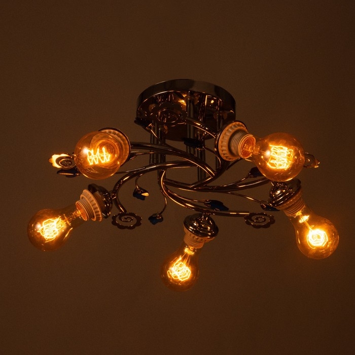 Люстра Люстра "Бэлл" БП 5х40Вт Е27 Хром МОДЕЛЬ: 2612356