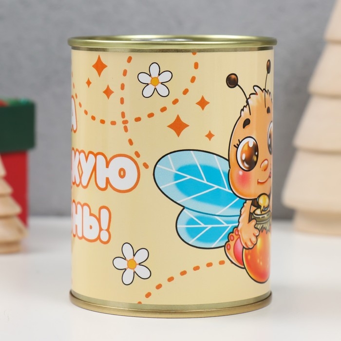 Копилка-банка металл Копилка-банка металл "На сладкую жизнь"