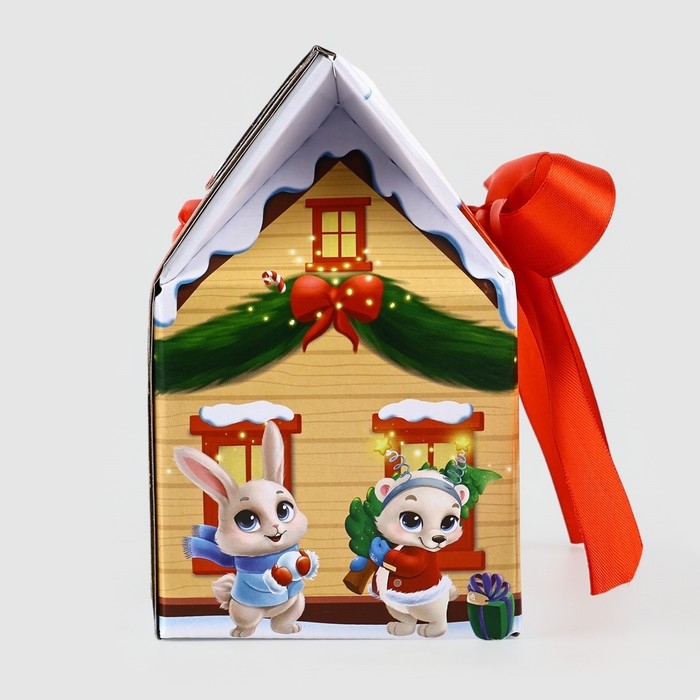 Коробка подарочная новогодняя складная « Волшебюного Нового года! », 15 х 18 х 10 см, Новый год Коробка подарочная новогодняя складная « Волшебюного Нового года! », 15 х 18 х 10 см, Новый год