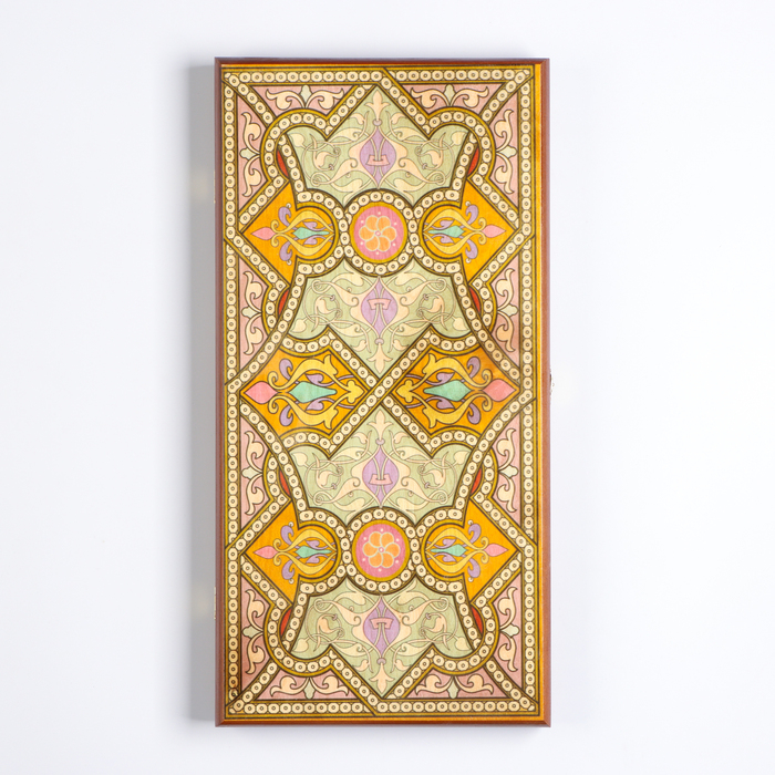 Нарды деревянные большие, настольная игра Нарды деревянные большие, настольная игра "Восточные", 50 х 50 см, с шашками