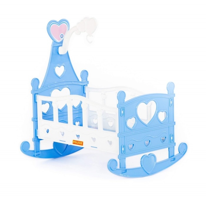 Кроватка-качалка для кукол сборная, 8 элементов, в пакете, МИКС Кроватка-качалка для кукол сборная, 8 элементов, в пакете, МИКС