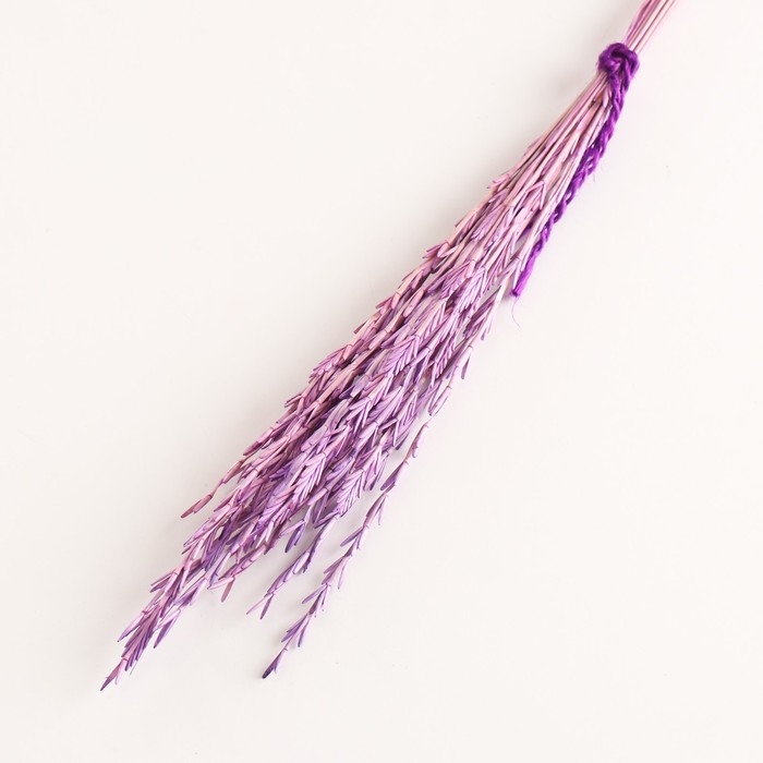 Набор сухоцветов Набор сухоцветов "Райграс", банч 21 шт, длина 60 (+/- 6 см), сиреневый