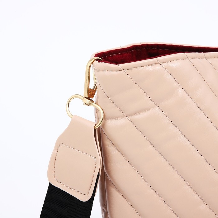 Сумка кросс-боди на молнии, цвет бежевый Сумка кросс-боди на молнии, цвет бежевый