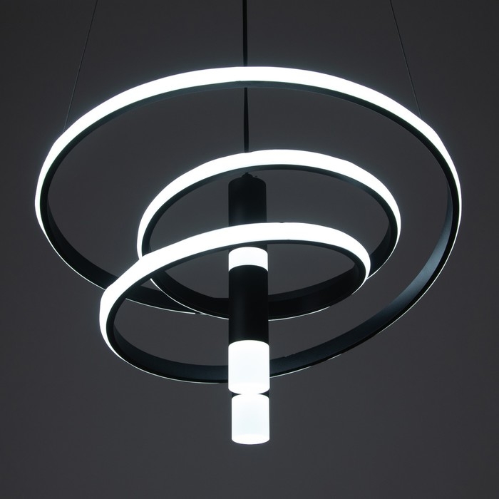 Люстра BayerLux Люстра BayerLux "Артес" LED 100Вт 3000-6000К черный 45х48х23 см