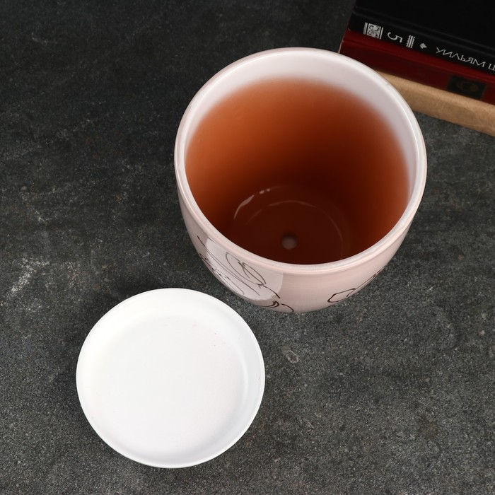 Горшок цветочный Горшок цветочный "Цветы" 2,5 л, белый