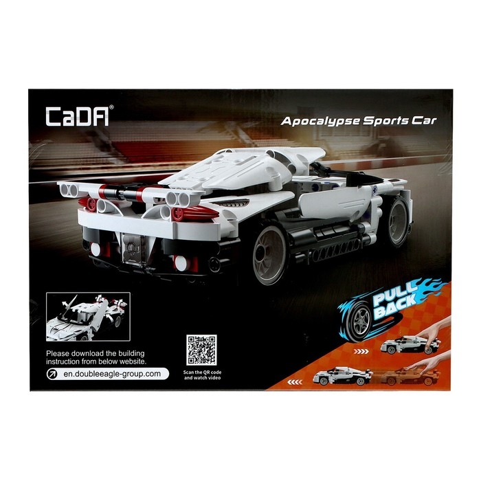 Конструктор инерционный «Спорткар», 368 деталей Конструктор инерционный «Спорткар», 368 деталей