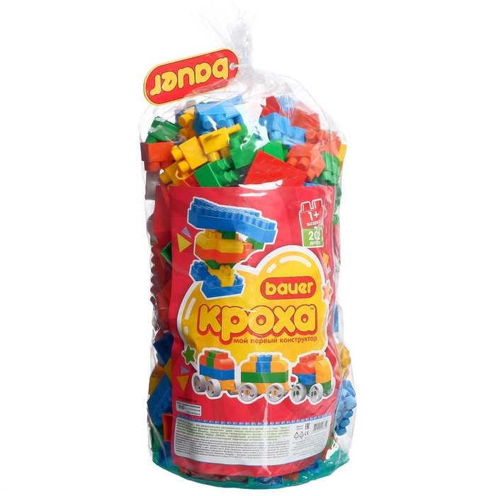 Конструктор «Кроха», 202 элемента Конструктор «Кроха», 202 элемента