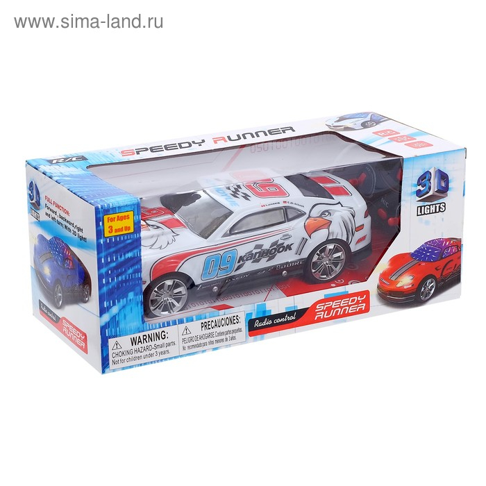 Машина радиоуправляемая «Патруль», работает от батареек, световые эффекты, цвета МИКС Машина радиоуправляемая «Патруль», работает от батареек, световые эффекты, цвета МИКС