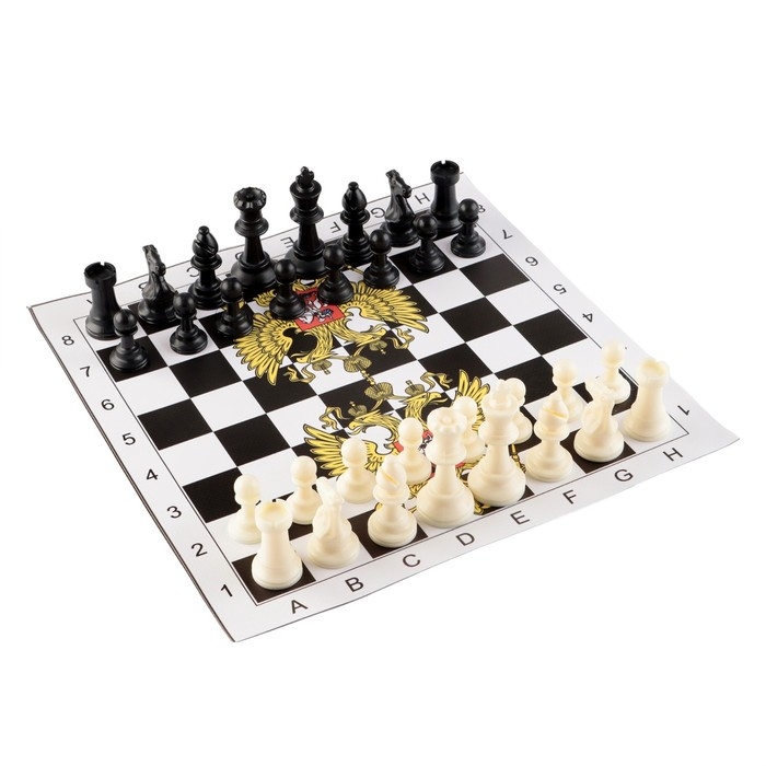 Шахматное поле 30 х 30 см Шахматное поле 30 х 30 см "Россия", винил