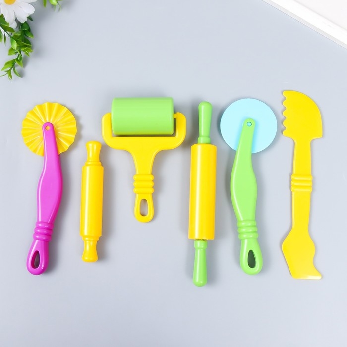 Набор инструментов для придания формы Набор инструментов для придания формы "Яркость" 6 шт пластик