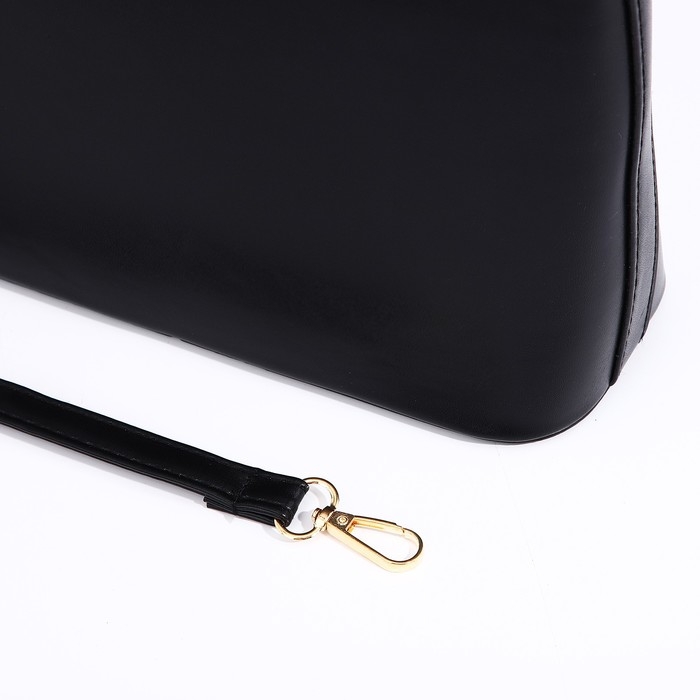 Сумка кросс-боди на молнии, цвет чёрный Сумка кросс-боди на молнии, цвет чёрный