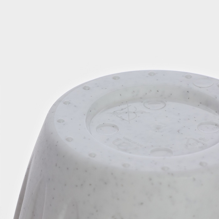 Горшок с поддоном «Фелиция», 400 мл, цвет мраморный Горшок с поддоном «Фелиция», 400 мл, цвет мраморный