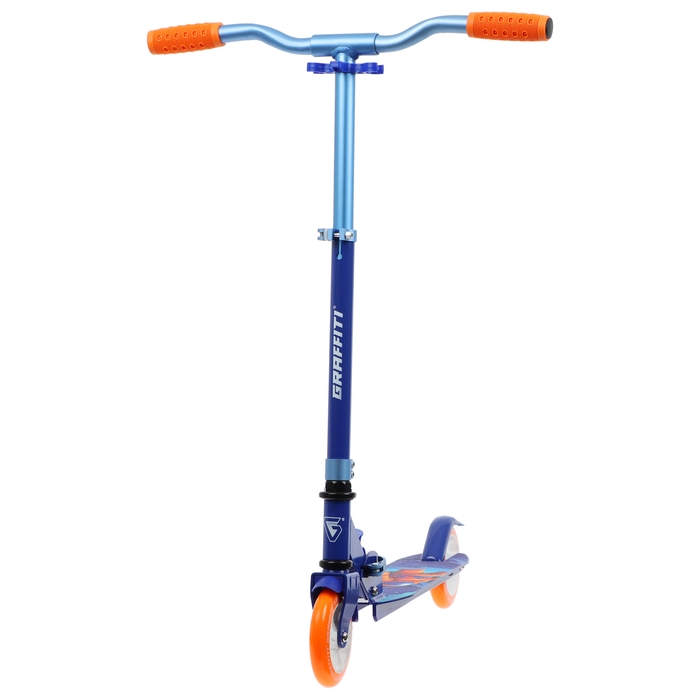 Самокат городской GRAFFITI Comfort 120, складной, колёса PU 120 мм, ABEC 7 Carbon Самокат городской GRAFFITI Comfort 120, складной, колёса PU 120 мм, ABEC 7 Carbon