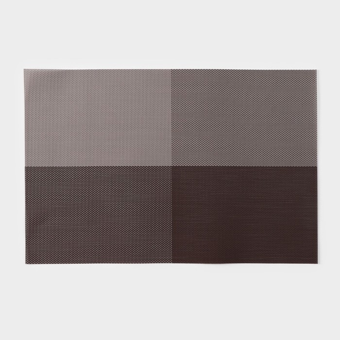 Салфетка сервировочная на стол «Настроение», 45×30 см, цвет коричневый