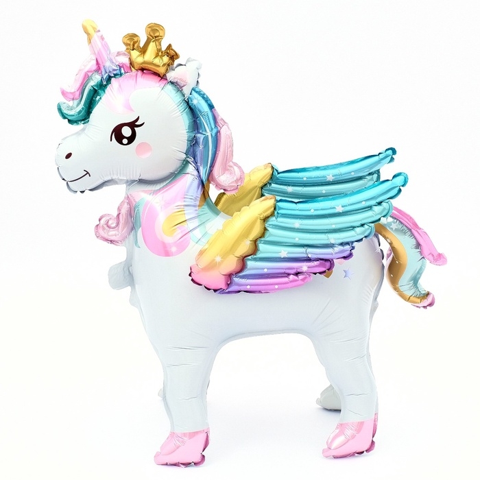 Шар фольгированный 26 Шар фольгированный 26" «Единорог с крыльями», под воздух