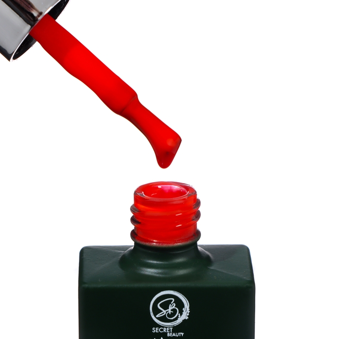 Гель-лак для ногтей «Secret Beauty», 3-х фазный, цвет красный, 15 мл Гель-лак для ногтей «Secret Beauty», 3-х фазный, цвет красный, 15 мл