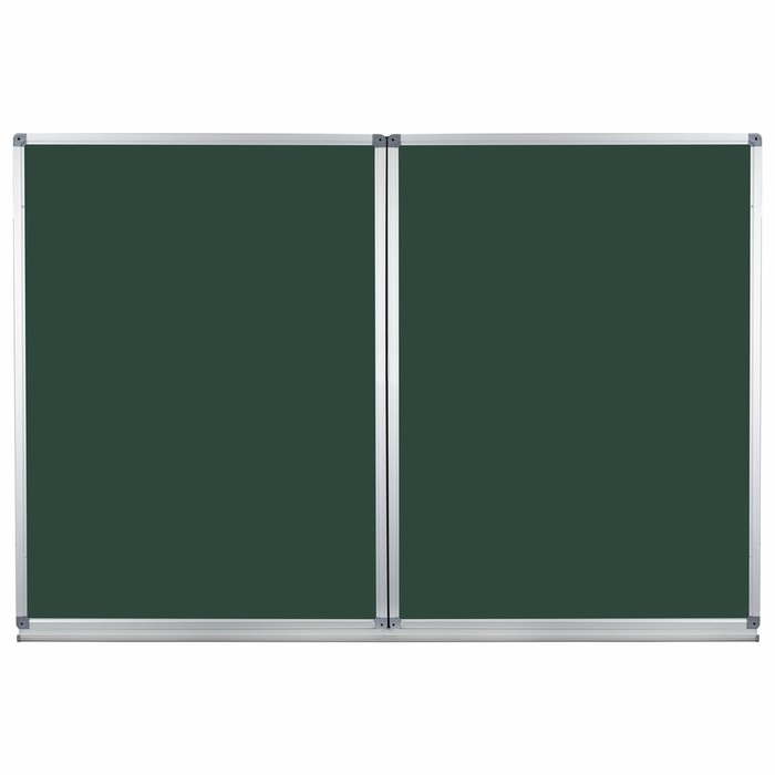 Доска магнитно-меловая 3-х элем 100х150/300 см зел STAFF, в алюмин рамке 238009 Доска магнитно-меловая 3-х элем 100х150/300 см зел STAFF, в алюмин рамке 238009