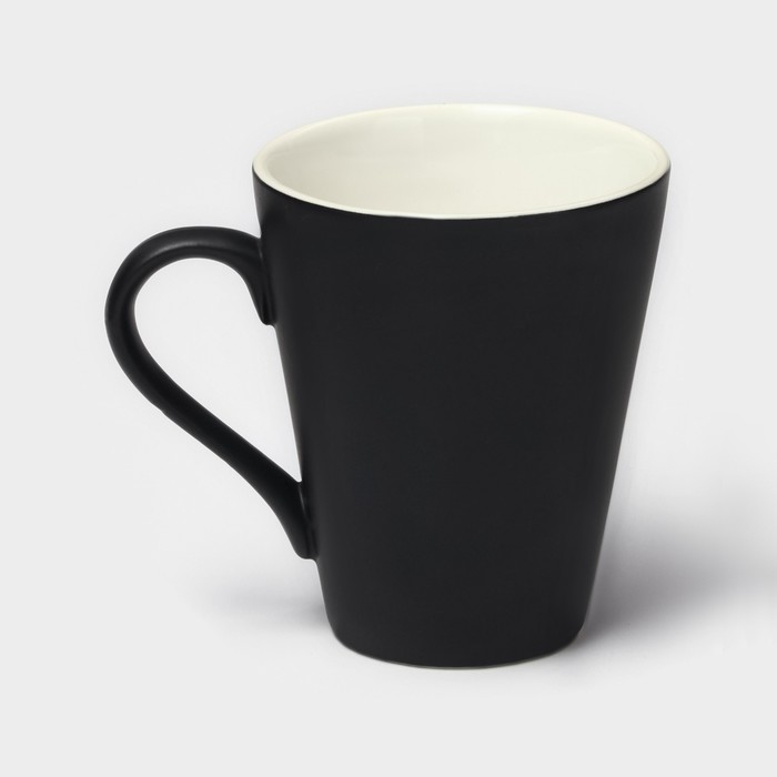 Кружка керамическая Magistro Matt black, 350 мл Кружка керамическая Magistro Matt black, 350 мл