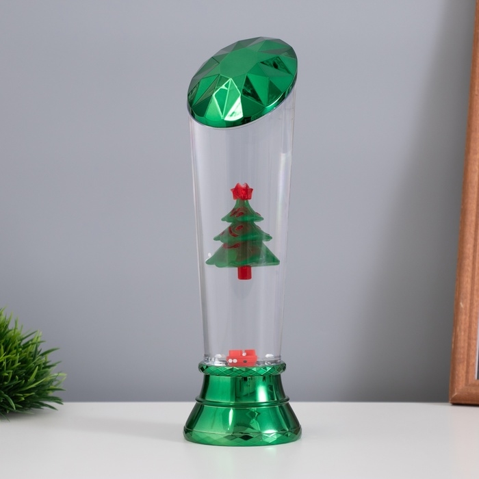 Лава лампа «Елка» LED 3хААА, USB зеленый 6,5х6,5х23,7см Лава лампа «Елка» LED 3хААА, USB зеленый 6,5х6,5х23,7см