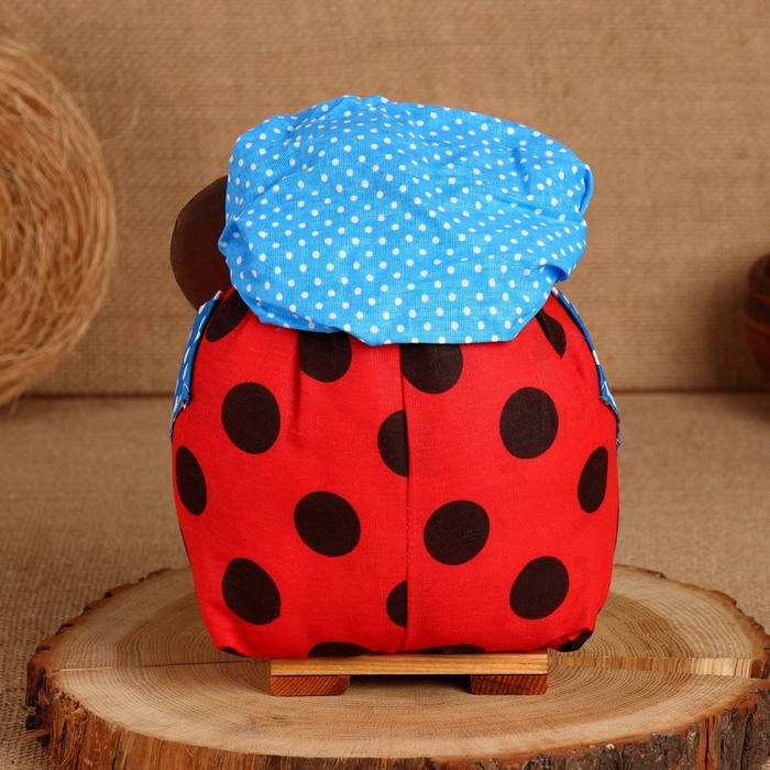 Домовой Санёк Домовой Санёк "Всех благ", с ложкой, 19 х 17 см, микс