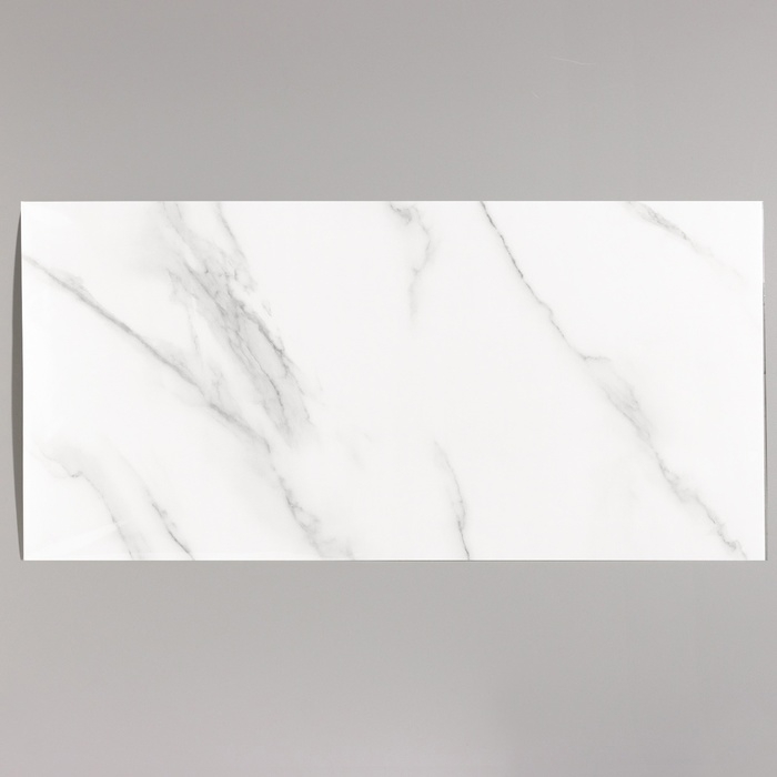 Панель самоклеящаяся 60*30см мрамор белый Панель самоклеящаяся 60*30см мрамор белый