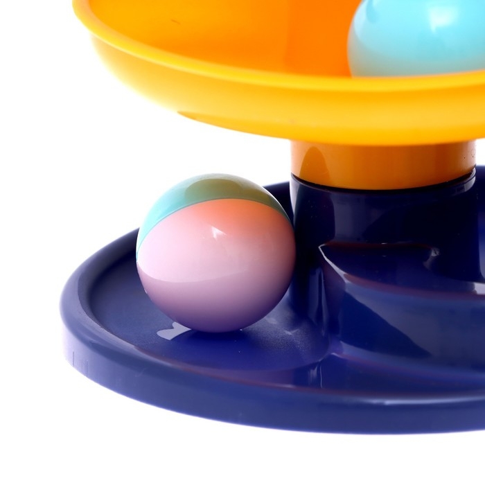 Развивающая пирамидка «Попади в корзину», 8 элементов, цвет розовый Развивающая пирамидка «Попади в корзину», 8 элементов, цвет розовый