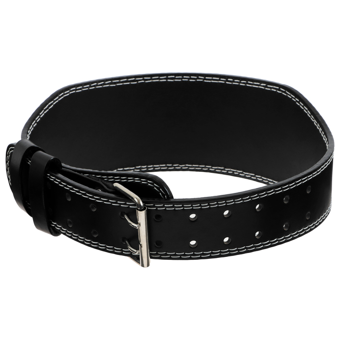 Пояс для тяжёлой атлетики ONLYTOP 120 см, искусственная кожа, цвет чёрный Пояс для тяжёлой атлетики ONLYTOP 120 см, искусственная кожа, цвет чёрный