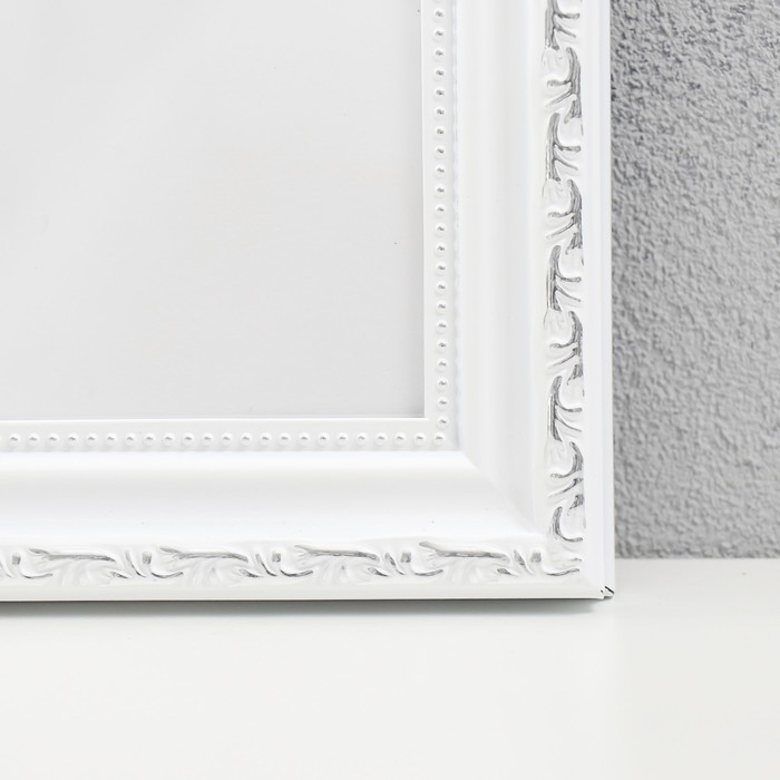 Фоторамка пластик Фоторамка пластик "МИРАМ" 20х30 см, (пластиковый экран), белый