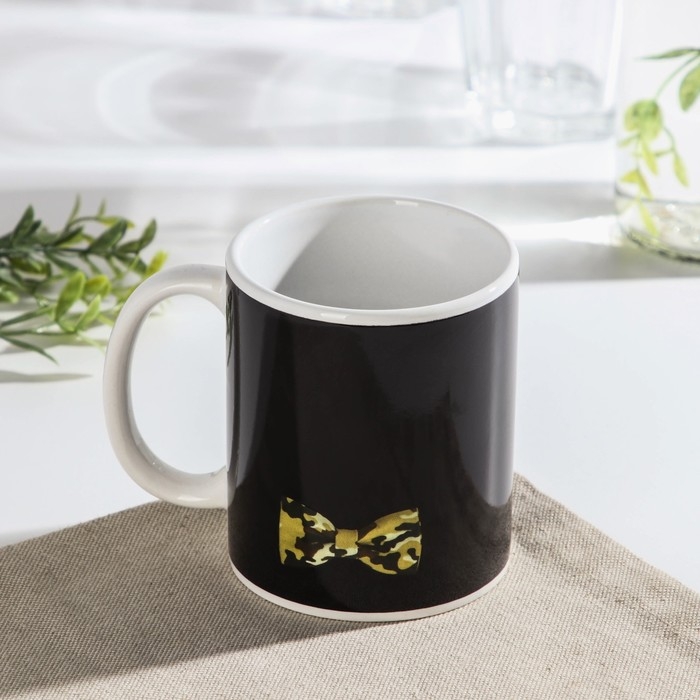 Кружка - хамелеон керамическая Доляна «Брутальный джентльмен», 350 мл Кружка - хамелеон керамическая Доляна «Брутальный джентльмен», 350 мл