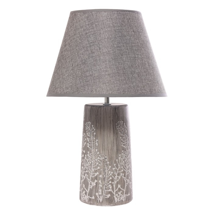 Натольная лампа Натольная лампа "Эрис" Е14 40Вт серый 28х28х46см
