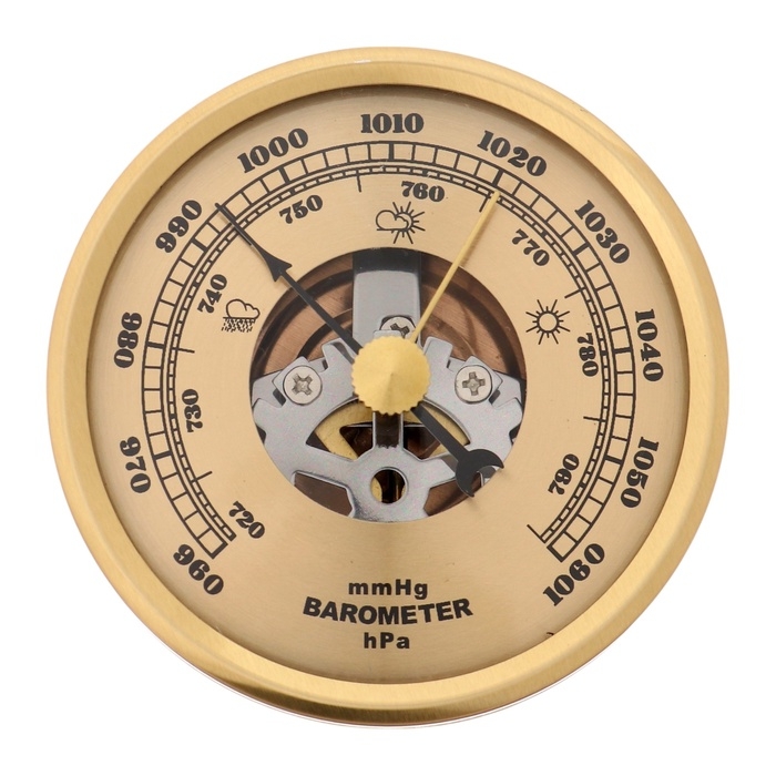 Барометр с шестерней, механический, настенный, d=7см Барометр с шестерней, механический, настенный, d=7см