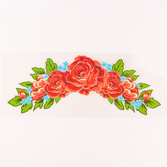 Термотрансфер «Розы», центральные, уменьшенные, 22 х 8,7 см, набор 10 шт. Термотрансфер «Розы», центральные, уменьшенные, 22 х 8,7 см, набор 10 шт.