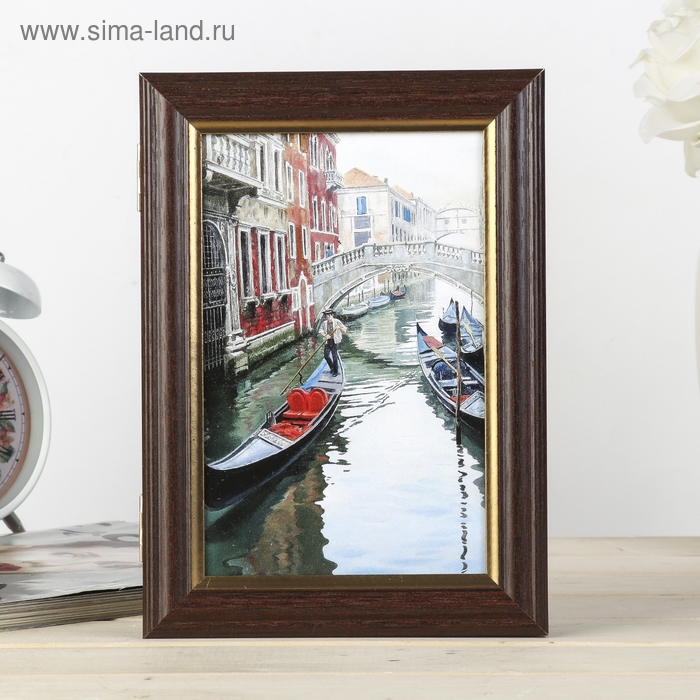 Ключница Ключница "Прогулки на гондолах" венге 15х21 см
