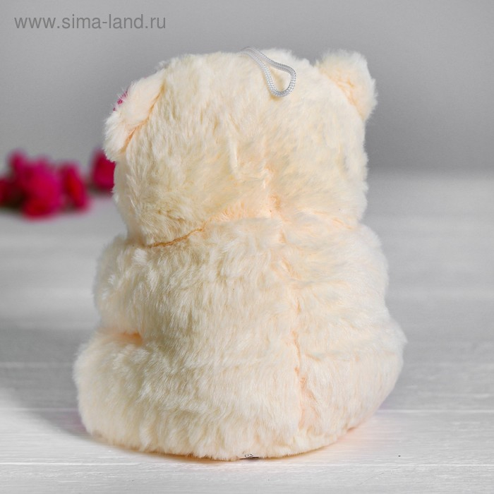 Мягкая игрушка «Медведь с сердцем», цвет розовый