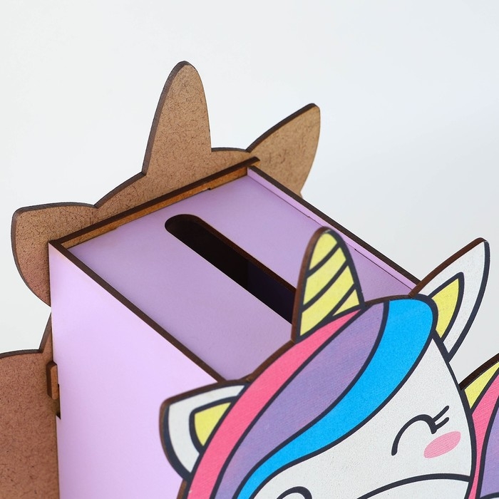 Копилка деревянная «Единорог» Копилка деревянная «Единорог»