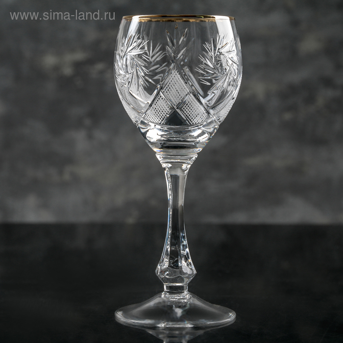 Набор фужеров хрустальных для вина «Мельница», 250 мл, 6 шт Набор фужеров хрустальных для вина «Мельница», 250 мл, 6 шт