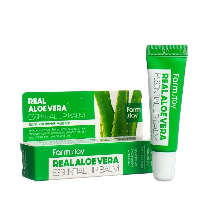 Бальзам для губ FarmStay, суперувлажняющий, с алоэ, 10 мл Бальзам для губ FarmStay, суперувлажняющий, с алоэ, 10 мл