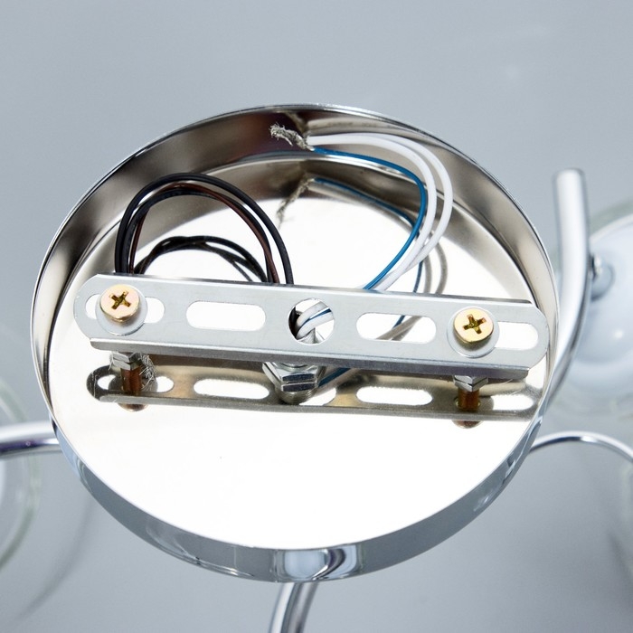 Люстра Люстра "Аиша" 3хЕ27 40Вт хром 50х50х27 см BayerLux