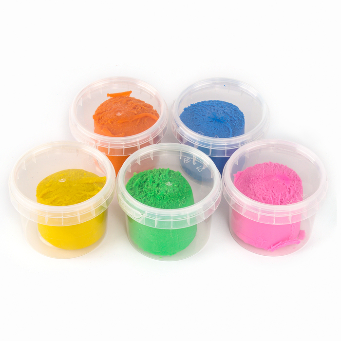 Тесто для лепки «Пластишка № 1», 5 цветов по 80 г Тесто для лепки «Пластишка № 1», 5 цветов по 80 г