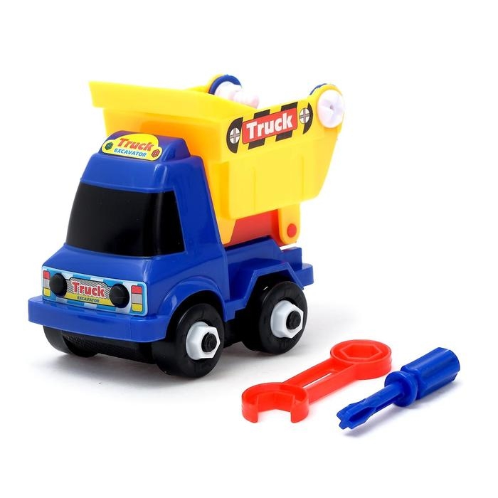 Пластмассовый конструктор «Стройтехника», 20 деталь, МИКС Пластмассовый конструктор «Стройтехника», 20 деталь, МИКС