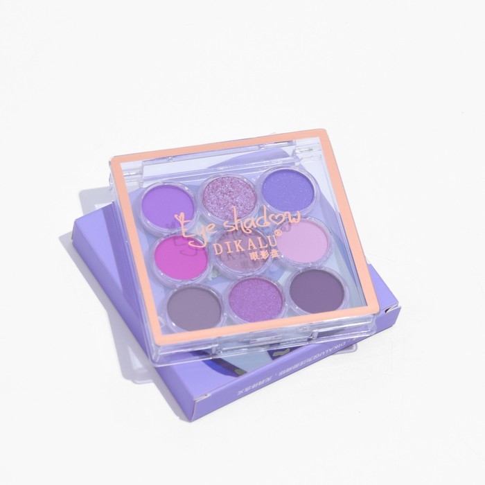 Палетка теней для макияжа Purple Sky, 9 цветов Палетка теней для макияжа Purple Sky, 9 цветов