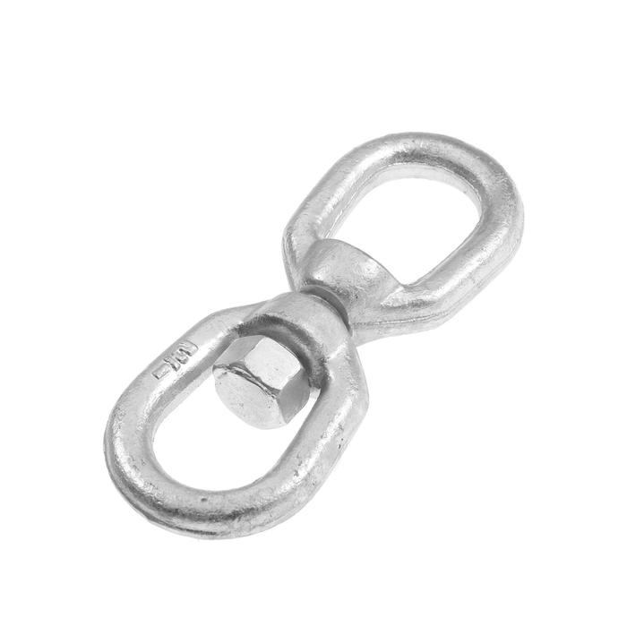 Вертлюг петля-петля ТУНДРА krep, 12 мм, оцинкованный, 1 шт. Вертлюг петля-петля ТУНДРА krep, 12 мм, оцинкованный, 1 шт.