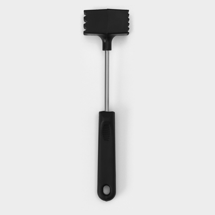 Молоток для мяса Доляна «Квадрат», 25 см, цвет чёрный Молоток для мяса Доляна «Квадрат», 25 см, цвет чёрный