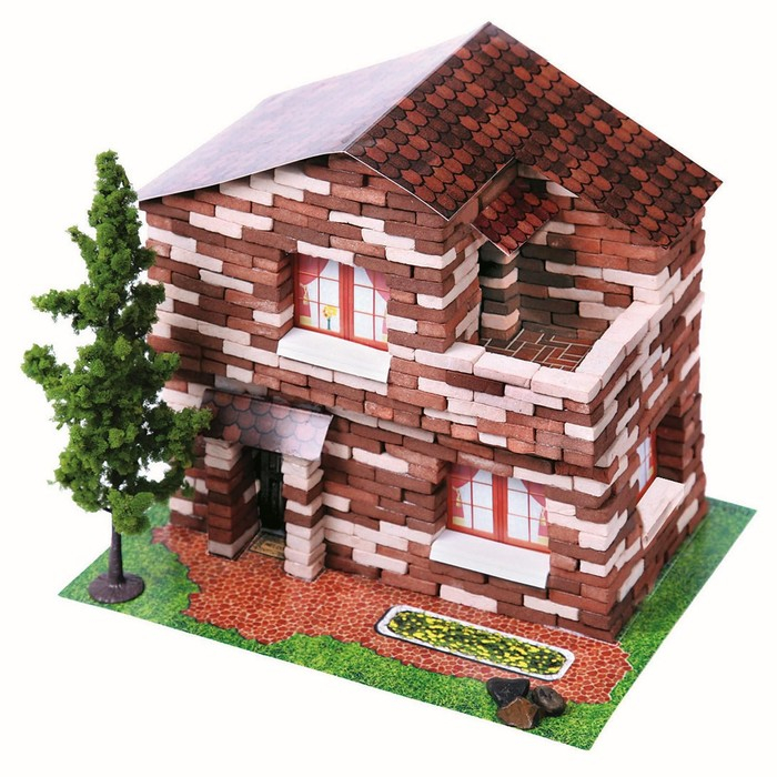 Конструктор из кирпичиков «Дачный дом», 650 деталей Конструктор из кирпичиков «Дачный дом», 650 деталей