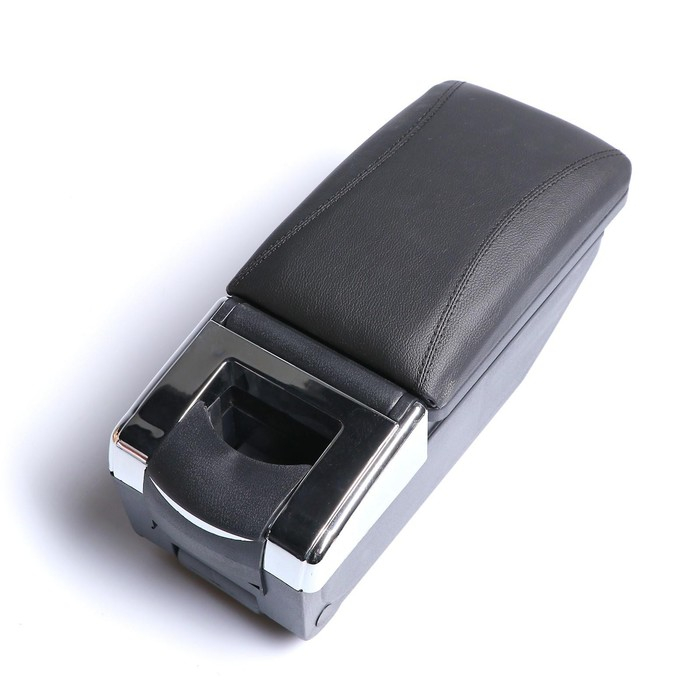 Подлокотник универсальный с пепельницей и подставкой подстаканником, черный, Подлокотник универсальный с пепельницей и подставкой подстаканником, черный,